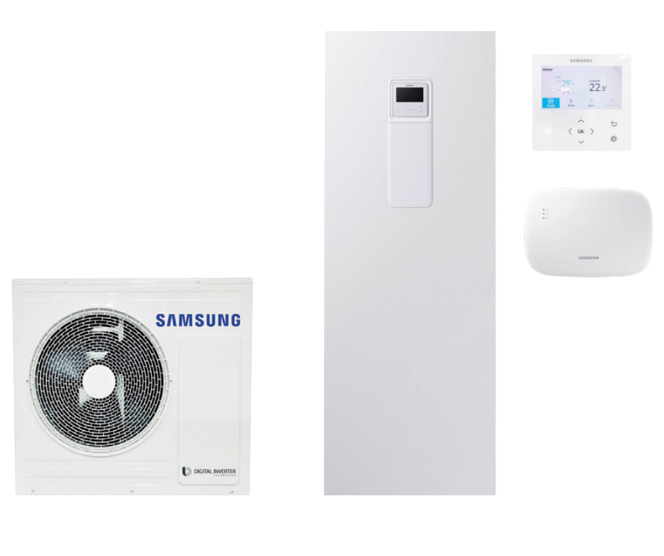 Samsung | Luft-Wasser-Wärmepumpe-Set Eco HUB Mono | 8 kW